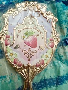 Flower Knows Strawberry Rococo Hand Mirror