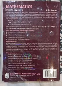 R.D. Sharma Mathematics Class XII Volume 2