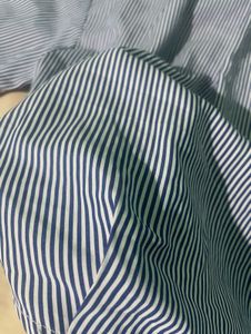Classic Striped Button-Up Top
