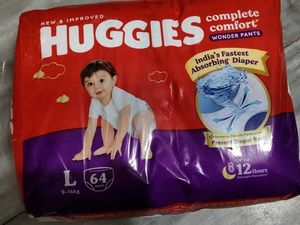 Huggies Wonder Pants Diapers - Size L (64 ct)