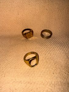 H&M Vintage Gold Tone Ring Set