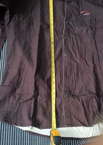 Brown Printed Shirt