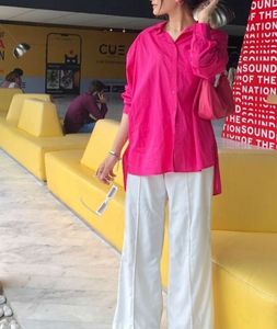 Stylish Pink Button-Down Shirt