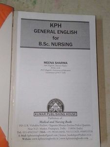 General English for B.Sc. Nursing