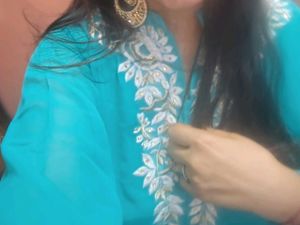 Stunning Teal Embrodered kurti