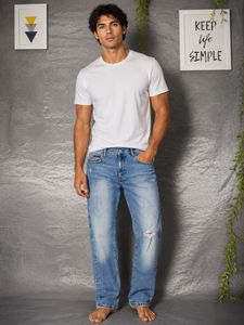 Tommy Hilfiger Men's Light Wash Jeans