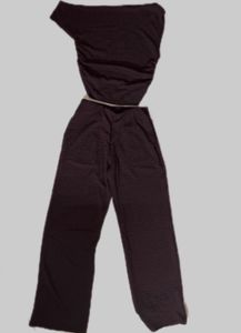 CHIC BROWN CO-ORD SET