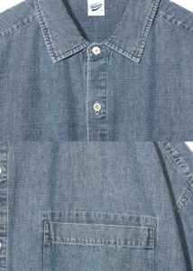 Stone Wash Denim Boxy Shirt