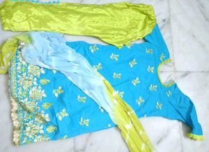 y2k 2000s Kurta Set with Dupatta