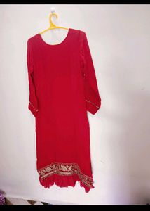 Elegant Red handwork