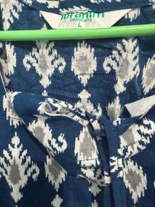 Stylish Blue Printed Kurta
