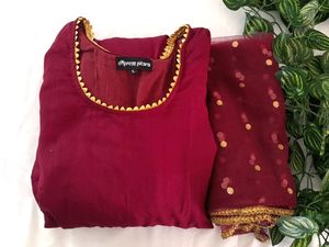 Burgundy Kurta ( Women's)