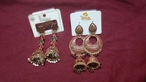 2 combo Jhumka Earrings Set