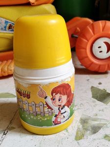 Yellow Cartoon Toy Container water bottle