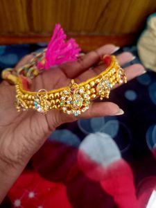 Exquisite Kundan Choker Necklace Set for Women