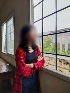 Red Plaid Button-Up Shirt