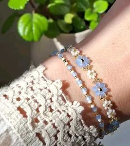 Boho Beaded Flower Bracelets