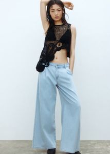 Light Wash Wide Leg Jeans