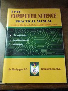 I PUC Computer Science Practical Manual
