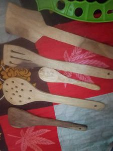Wooden Kitchen Utensil Set