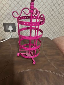Pink Jewelry Organizer Stand
