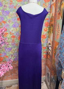Elegant Purple Maxi Dress