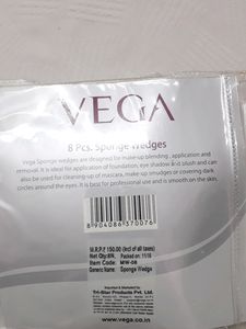 Vega Sponge Wedges 8 Pcs