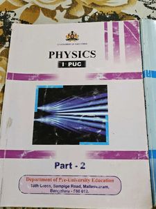 PUC Physics Textbooks Parts 1 &amp; 2