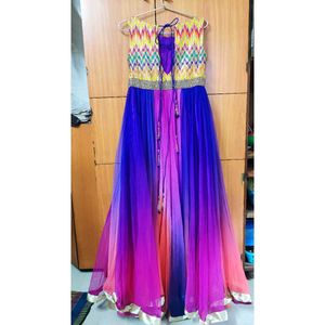 Vibrant Ombre Maxi Dress