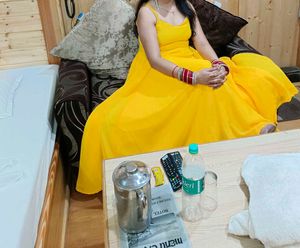 Yellow Color Anarkali Suit With Dupatta . One Time