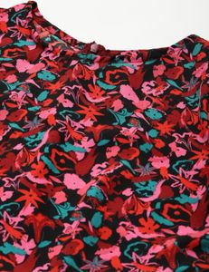 plusS Floral Print Midi Dress