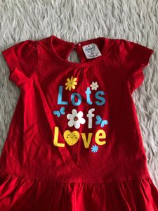 Red Printed Dress (Girl’s)