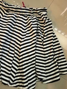 FREE SHIPPING!! - Striped Skater Skirt