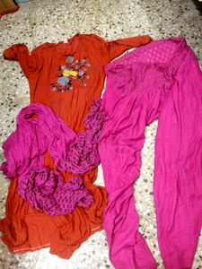 Salwar Suit With Dupatta For Donation
