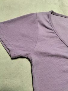 Lavender Crop Top