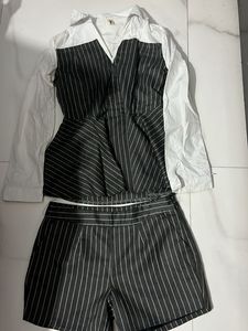 Chic Pinstripe Co-ord Set
