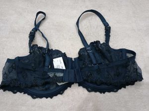 Beautiful Navy embroidery Bra