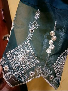 Full Embroidery Kurta Set With Dupatta