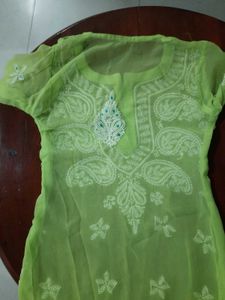 offer only for today!!Embroidered Chikankari Kurta