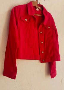 Red Denim Jacket