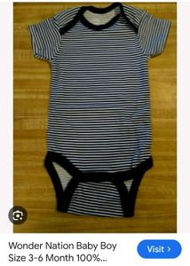 Striped Baby Onesie