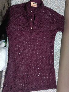 Stylish Purple Kurta