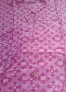 M Pink Printed Kurta