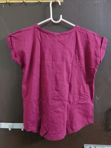 Maroon "Doll Face" Graphic Tee