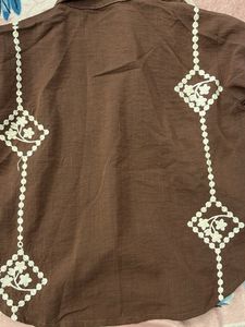 Boho Embroidered Shirt