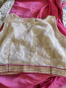 New Party Wear Saree With Stiched Blouse