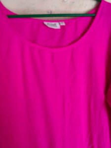Vibrant Pink Tiered dress