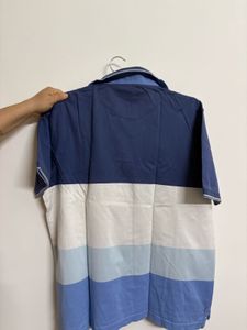 Men's Striped Polo Shirt (Brand - Louis Philippe)