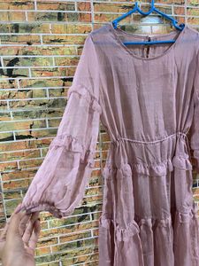 Peach Colour Dress