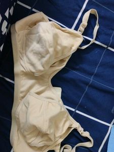 Two Maternity Nursing Bras, White And Beige, 38B